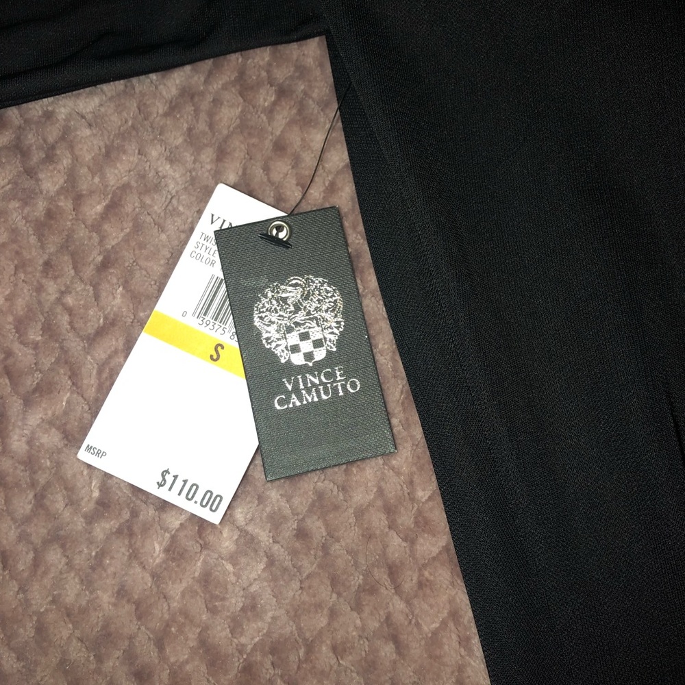 Vince Camuto Black wrap dress Size Small